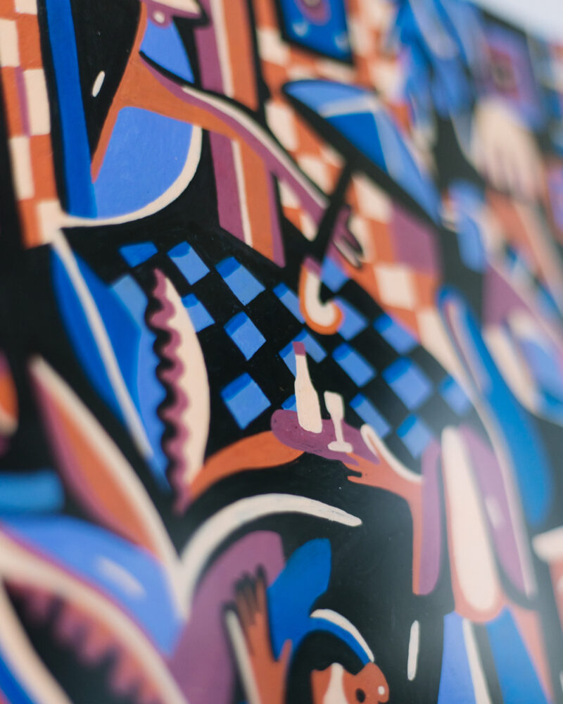 SOLD - Koffiebar - schilderij - Afbeelding 4