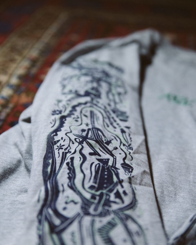NEW - sleeve print grijs - Afbeelding 2