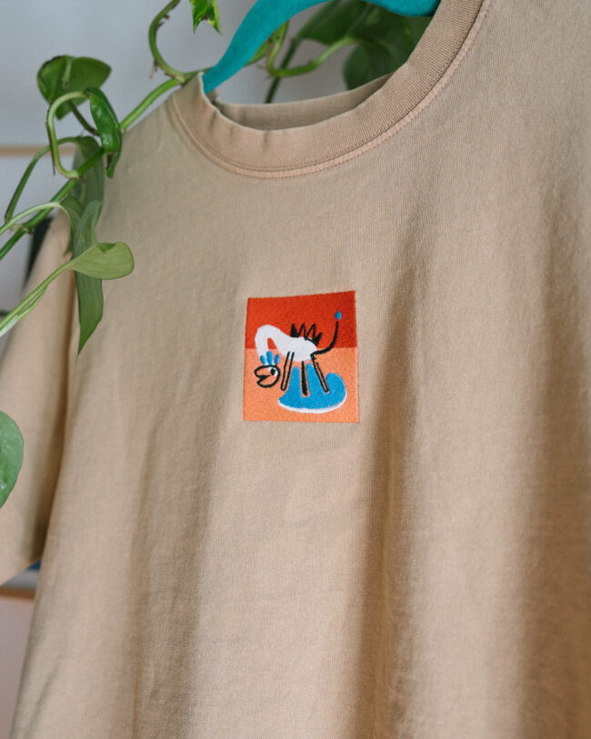 Monster shirt crème