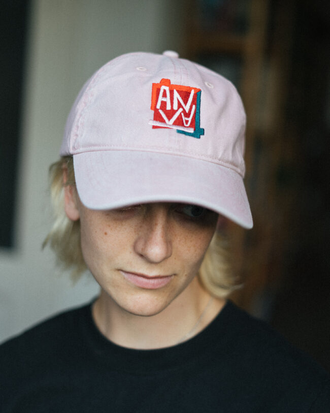 Washed ANKA cap roze