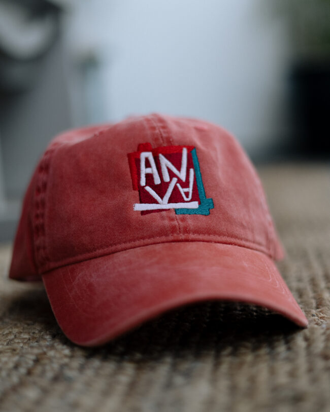 Washed ANKA cap rood