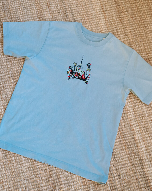 Pasta shirt blauw
